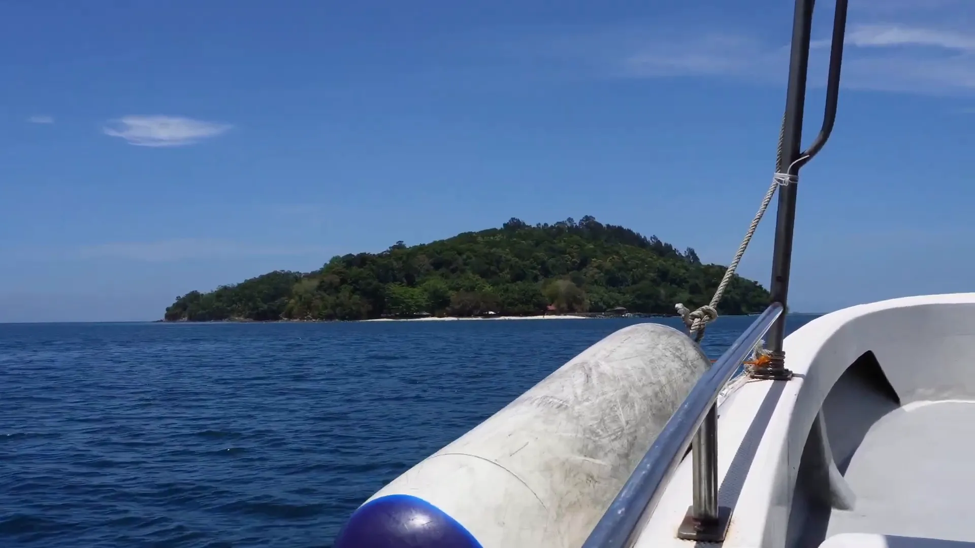 Ferry boat ride to Mamutik Island